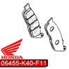 06455-K40-F12 : Pastillas de freno de origen Honda para la parte delantera Forza 125 300 NSS