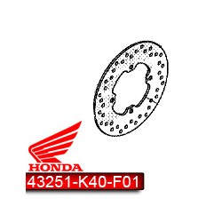 43251-K40-F01 : Disco de freno trasero original Forza 125 300 NSS