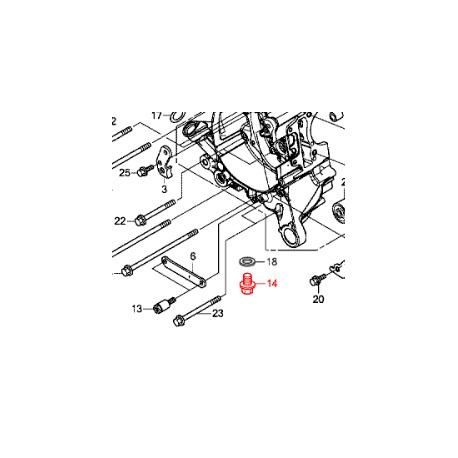 90131896650 : Boulon di svuotamento Honda Forza 125 300 NSS