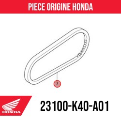 23100-K40-A01 : Cinghia originale Honda V4 Forza 125 300 NSS