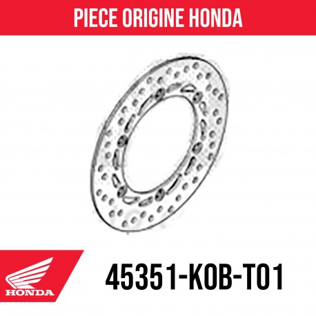 45351-K0B-T01 : Vorderradbremsbeläge für Honda Forza 125 300 NSS