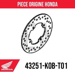 43251-K0B-T01 : Disco de freno trasero Honda Forza 125 300 NSS