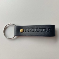 Honda leather keychain