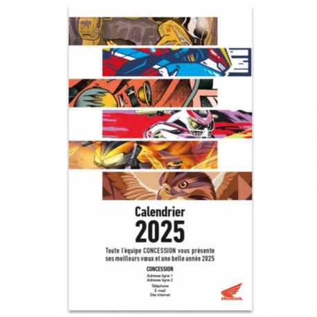 calendrier-honda-2025 : Calendario Honda 2025 Forza 125 300 NSS